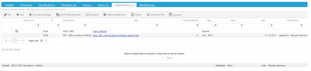 PMWeb 7 Attachement
