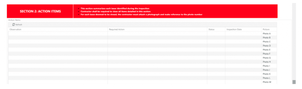 PMWeb 7 Action Items