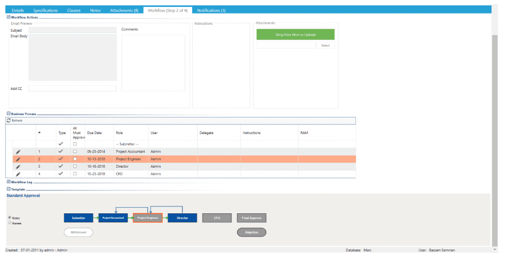 PMWeb 7 Workflow