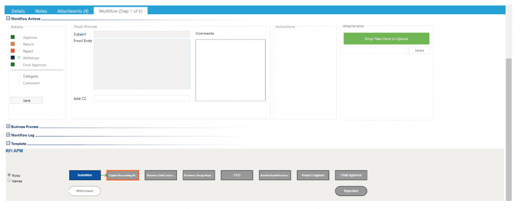 PMWeb 7 Workflow