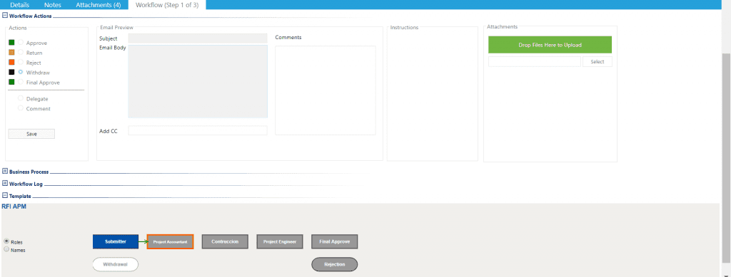 PMWeb 7 Workflow
