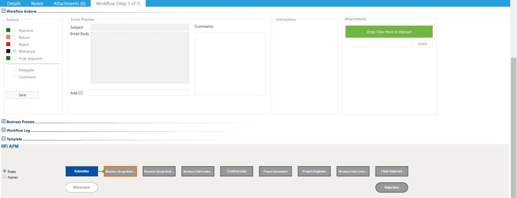PMWeb 7 Workflow