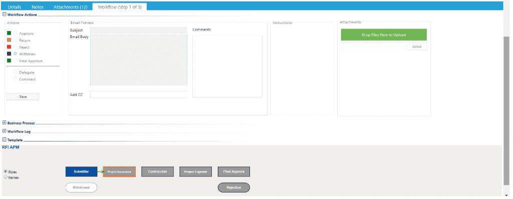 PMWeb 7 Workflow
