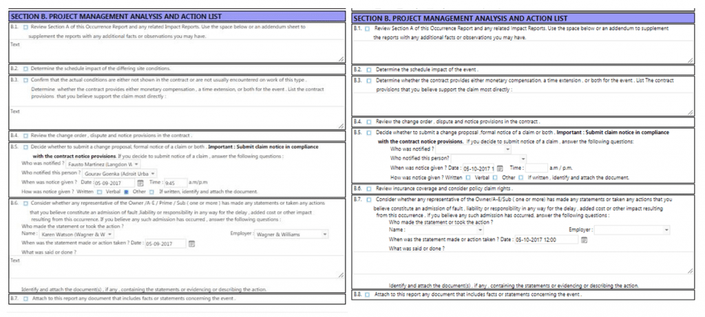 PMWeb 7 Section B.Project Managment Analysis and Action List