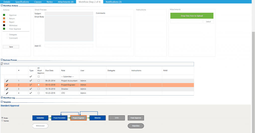 PMWeb 7 Workflow