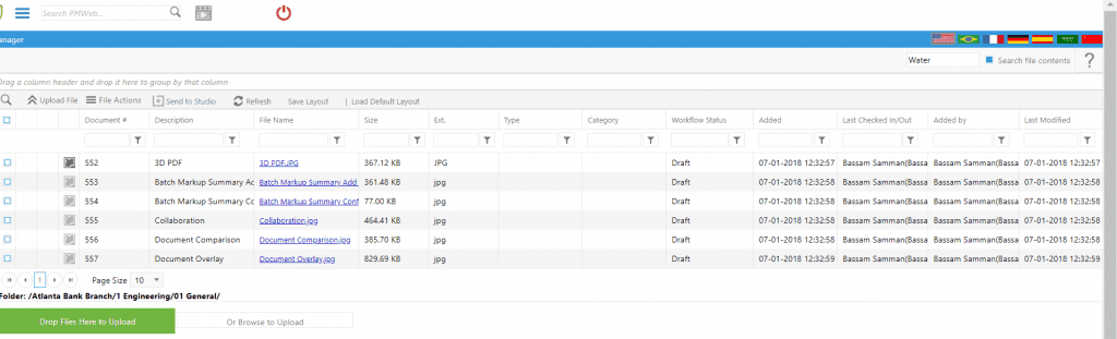 PMWeb 7 Portfolio Search