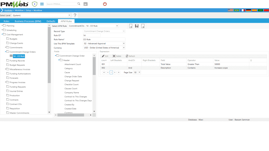PMWeb 7 Workflow Setup Workflow