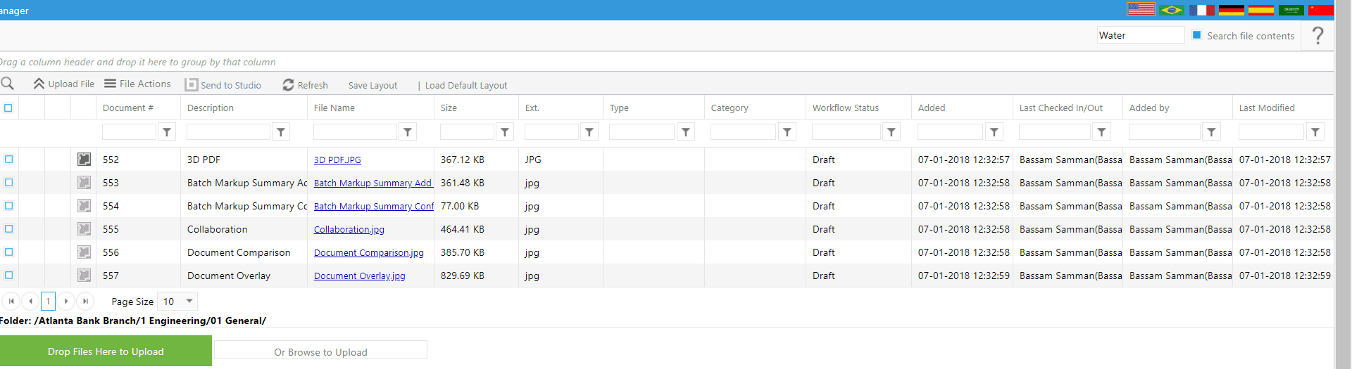 PMWeb 7 Portfolio Search