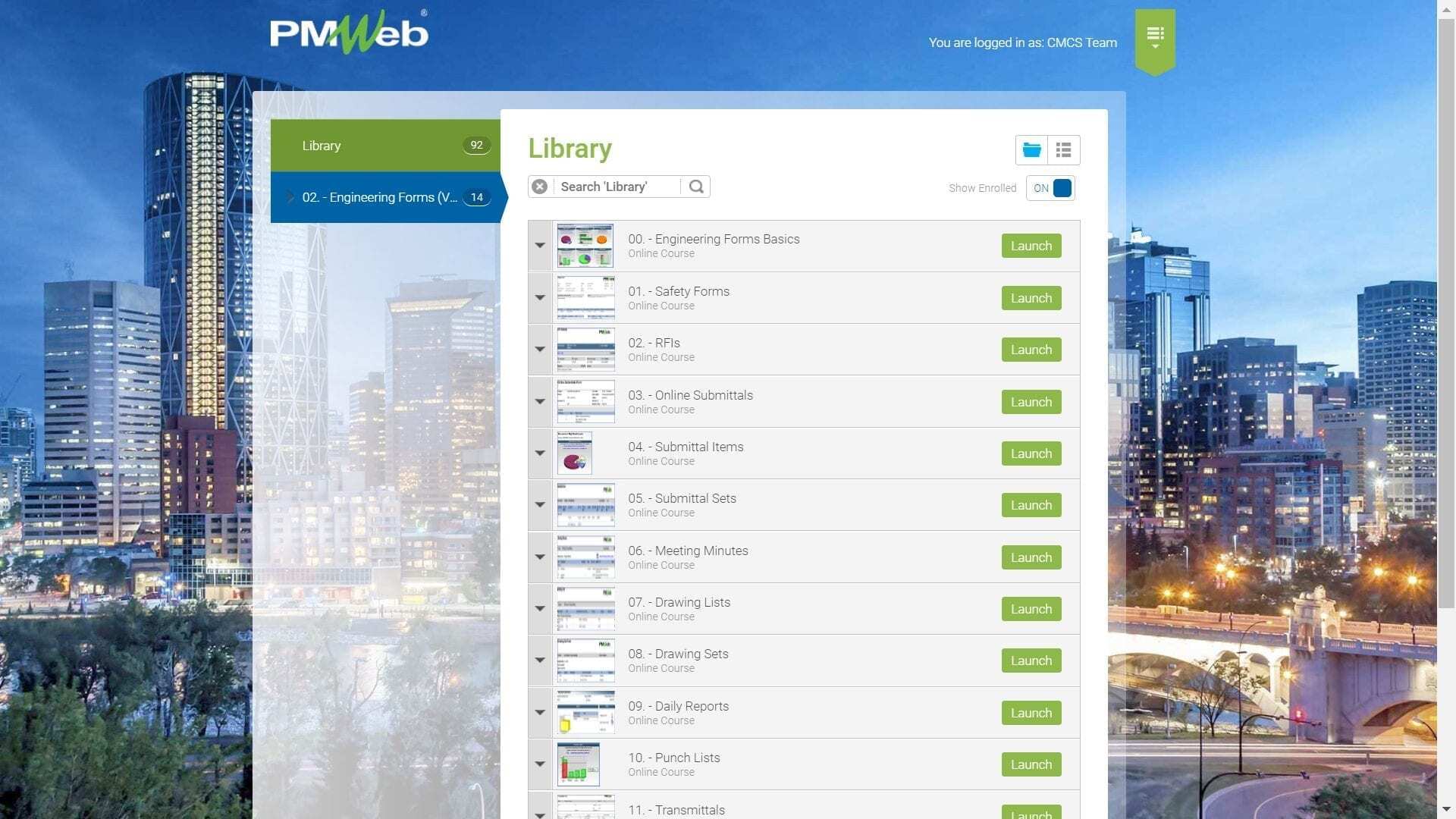 PMWeb 7 Library