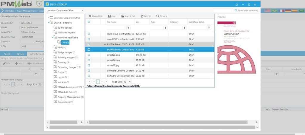 PMWeb 7 Asset Managment Files Lockup
