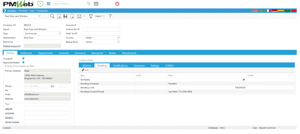 PMWeb 7 Portfolio List Companies