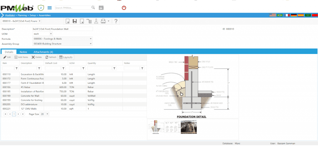 PMWeb 7 Planning Setup Assemblies