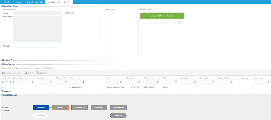 PMWeb 7 Workflow