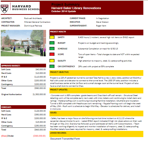PMWeb 7 Project Summary