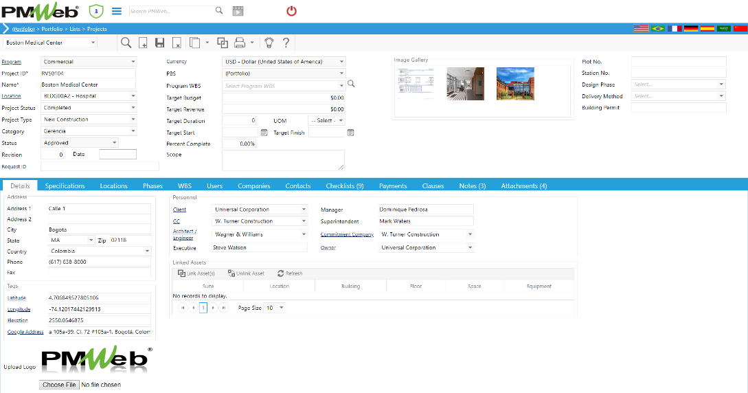 PMWeb 7 Portfolio Lists Program Details