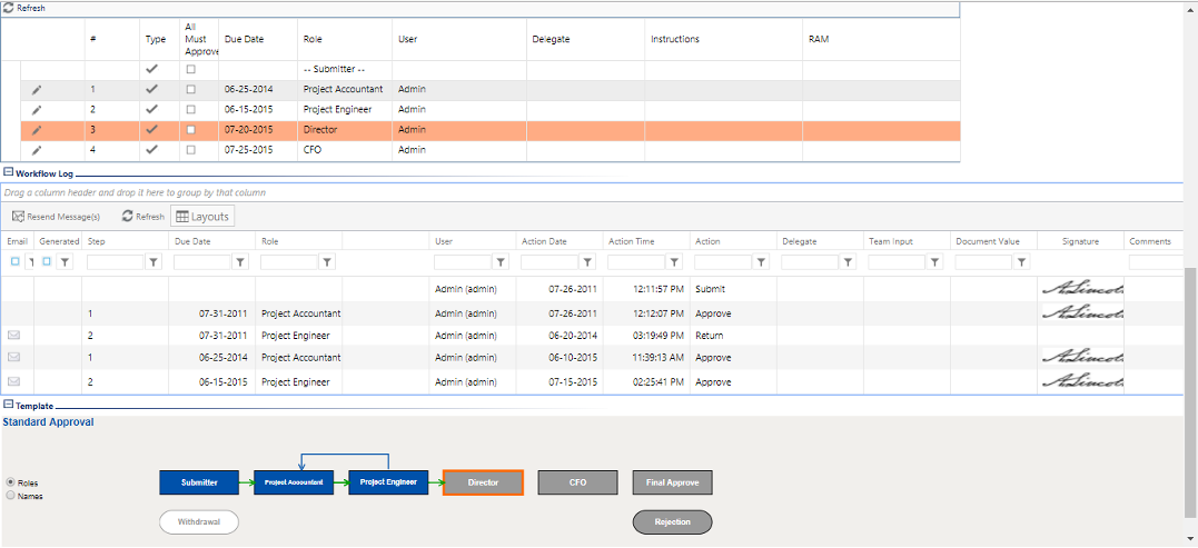 PMWeb 7 Workflow Log