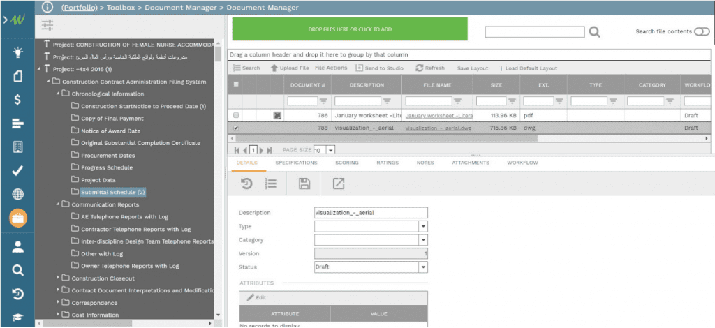 PMWeb 7 Toolbox Document Manager
