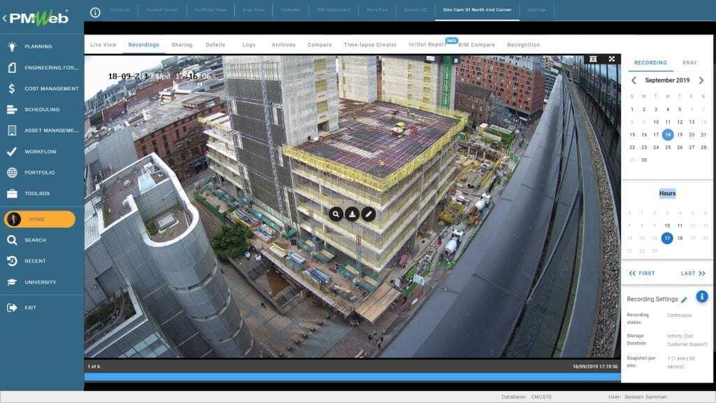 PMWeb 7 Home Site Cam