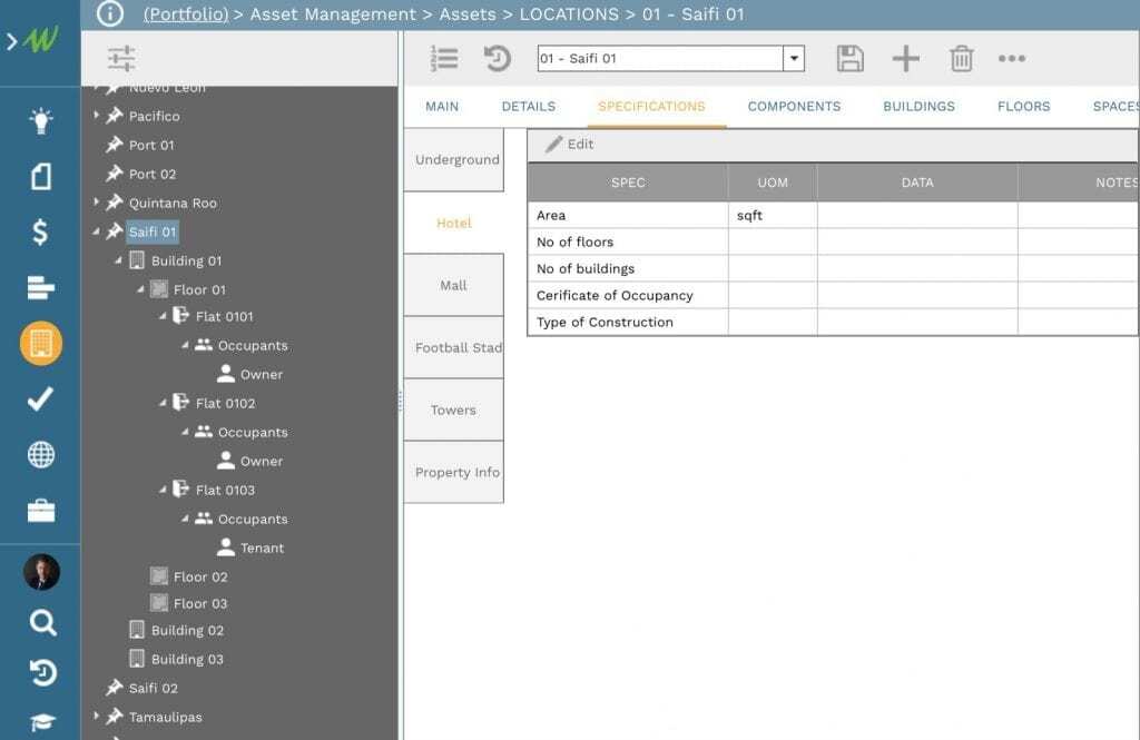 PMWeb 7 Asset Management Locations for Damage Assessment 