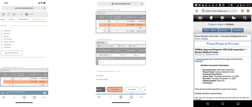 PMWeb 7 Workflow Business Processes