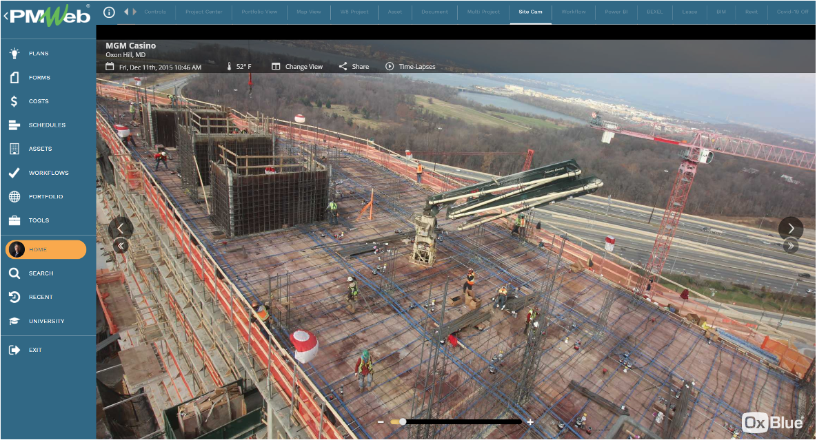 PMWeb 7 Home Site Cam