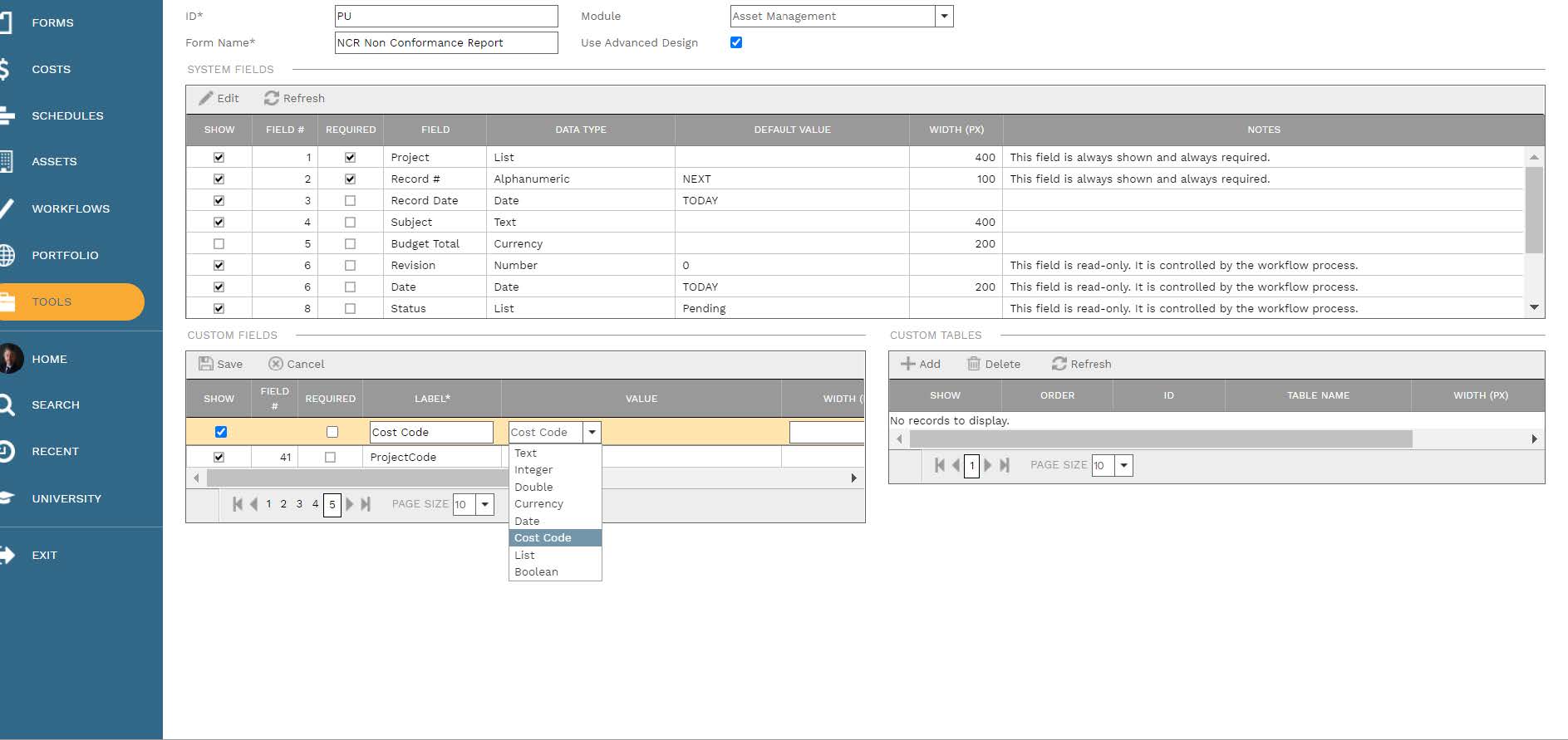 PMWeb Tools Timesheet