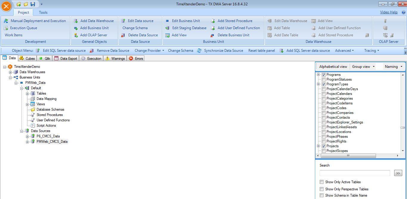 PMWeb 7 TimeExtender Demo