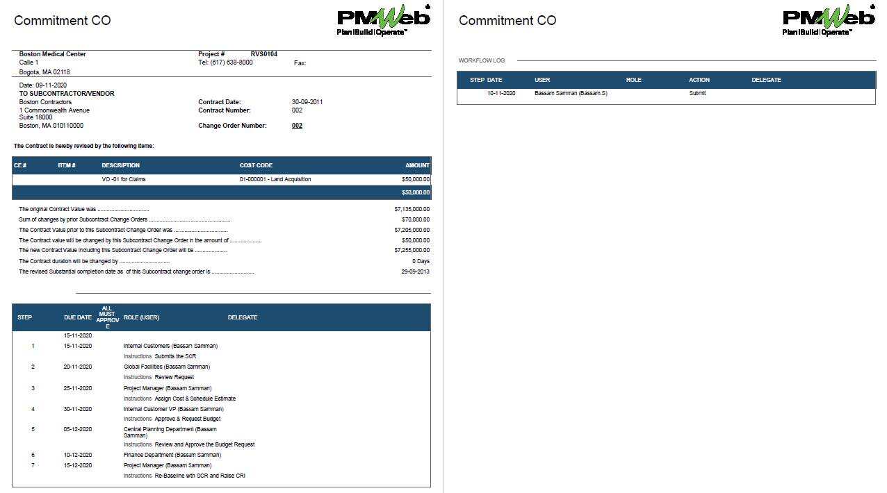 PMWeb 7 Commitment CO