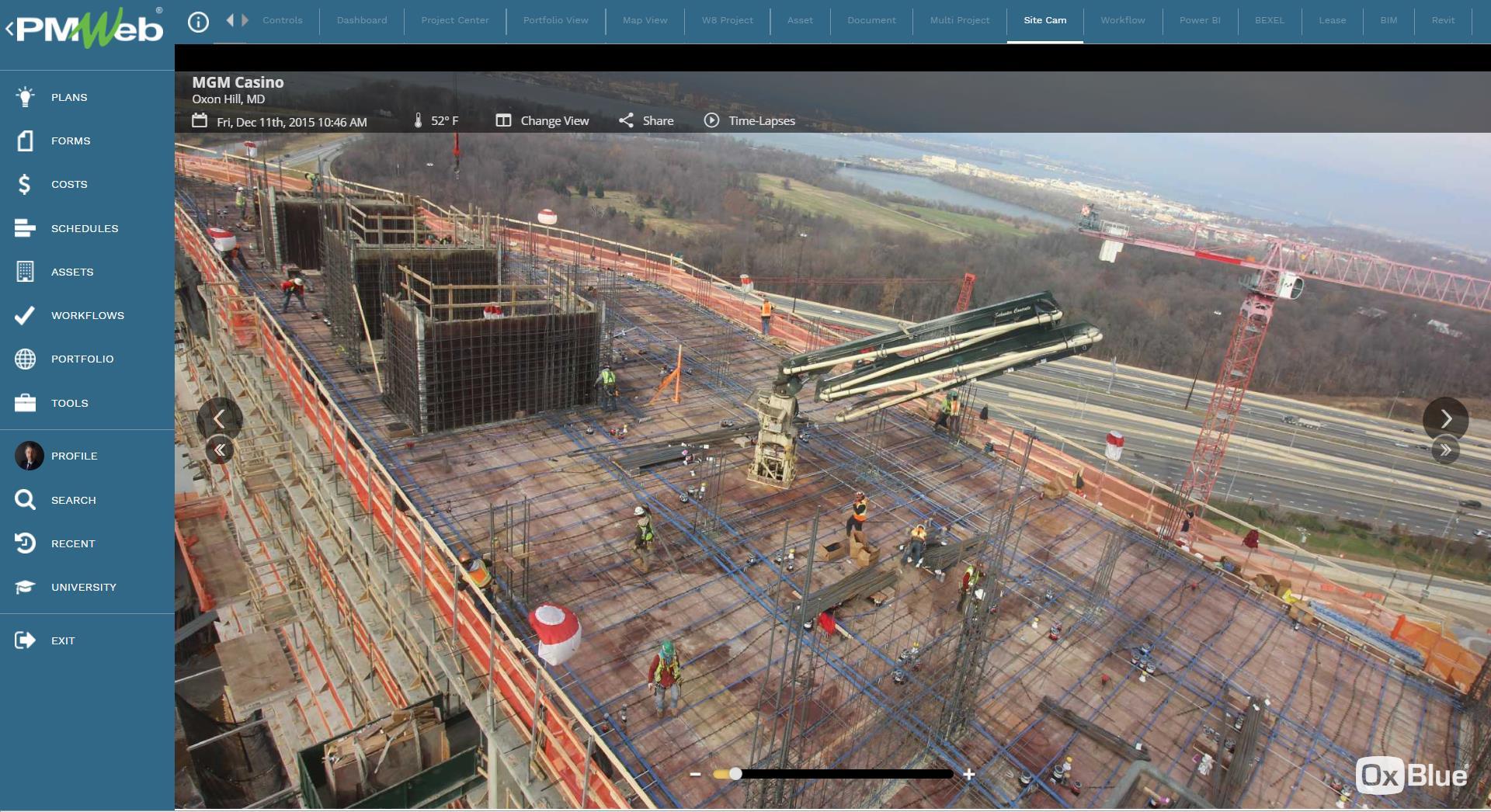 PMWeb 7 Home Site Cam