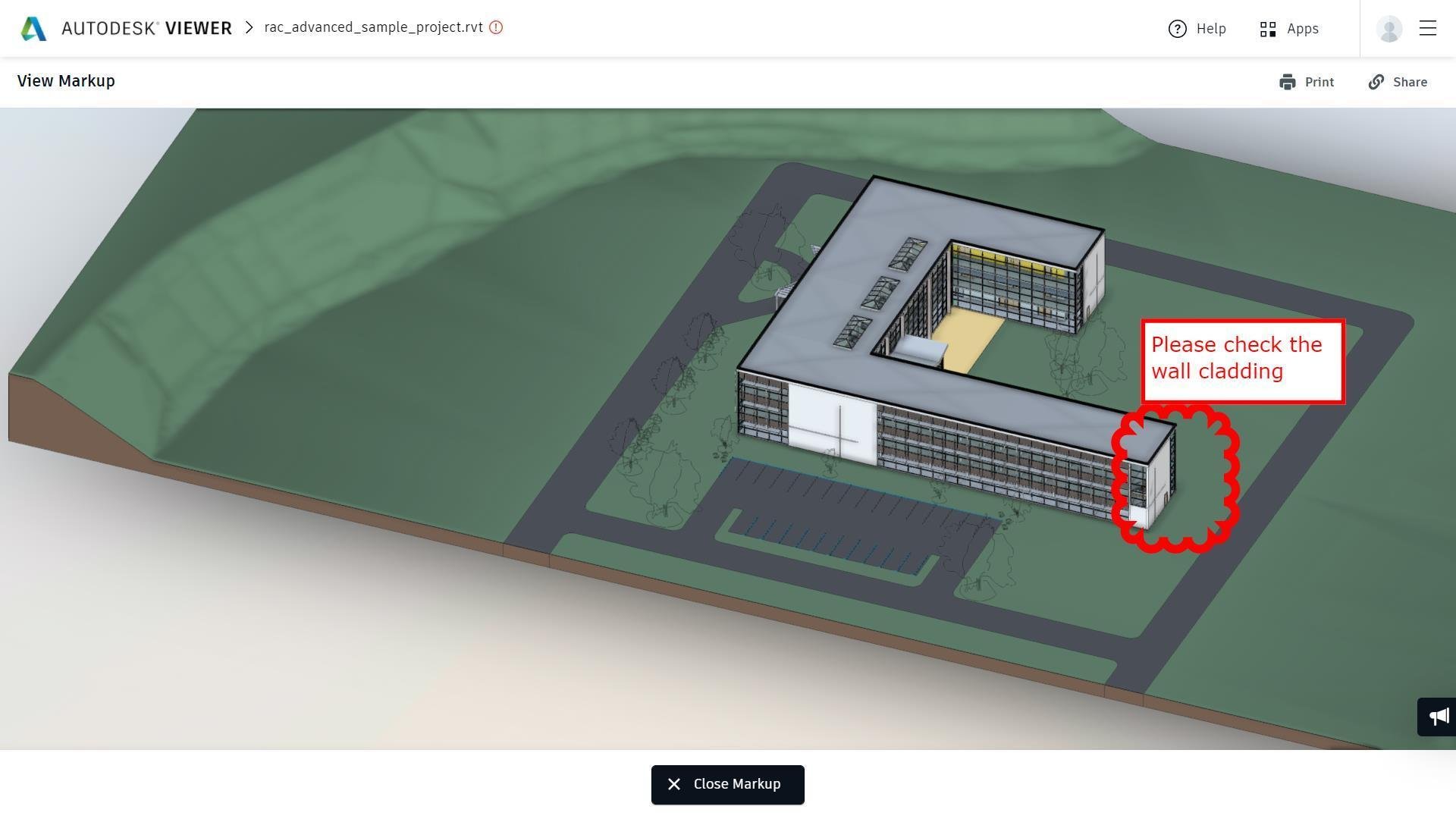PMWeb 7 Autodesk Viewer View Markup
