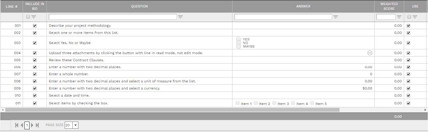 PMWeb 7 Portfolio Define Scoring Contractors Due Diligence