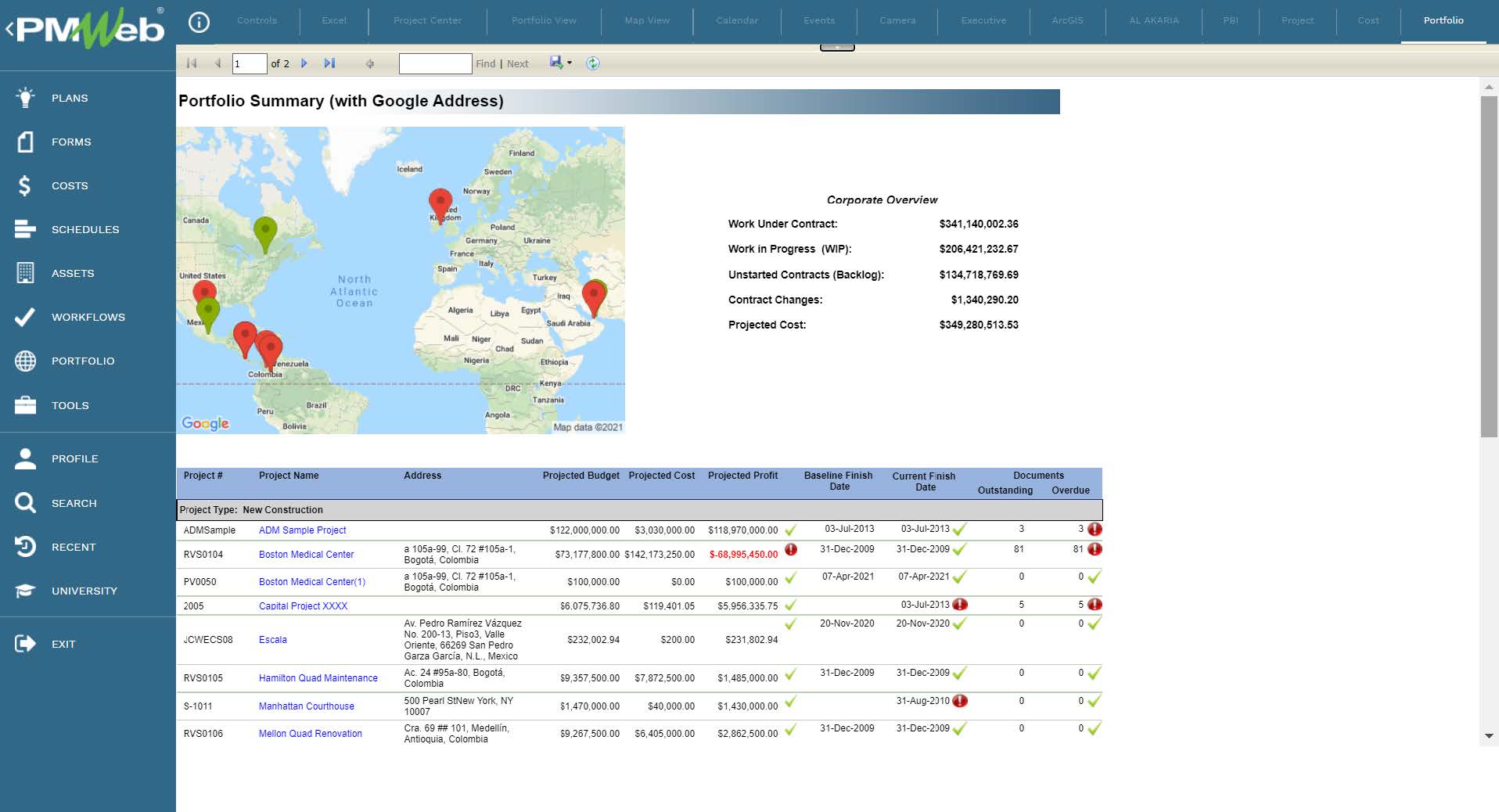 PMWeb 7 Portfolio Summer (With Google Address)